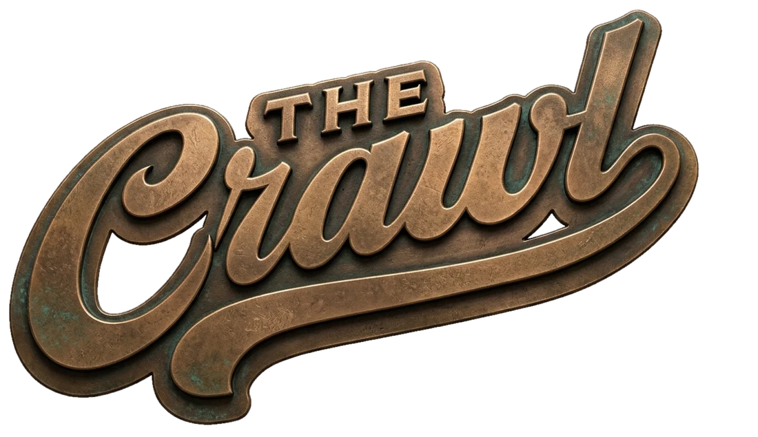 The Crawl — bronze script wordmark